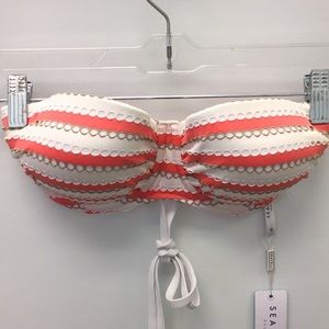 Bustier swim top